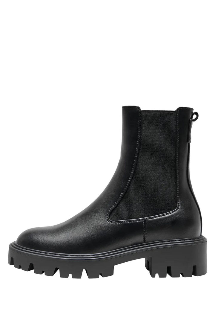 Only Shoes - Onlbetty-1 Pu Boot - 4016415 Black