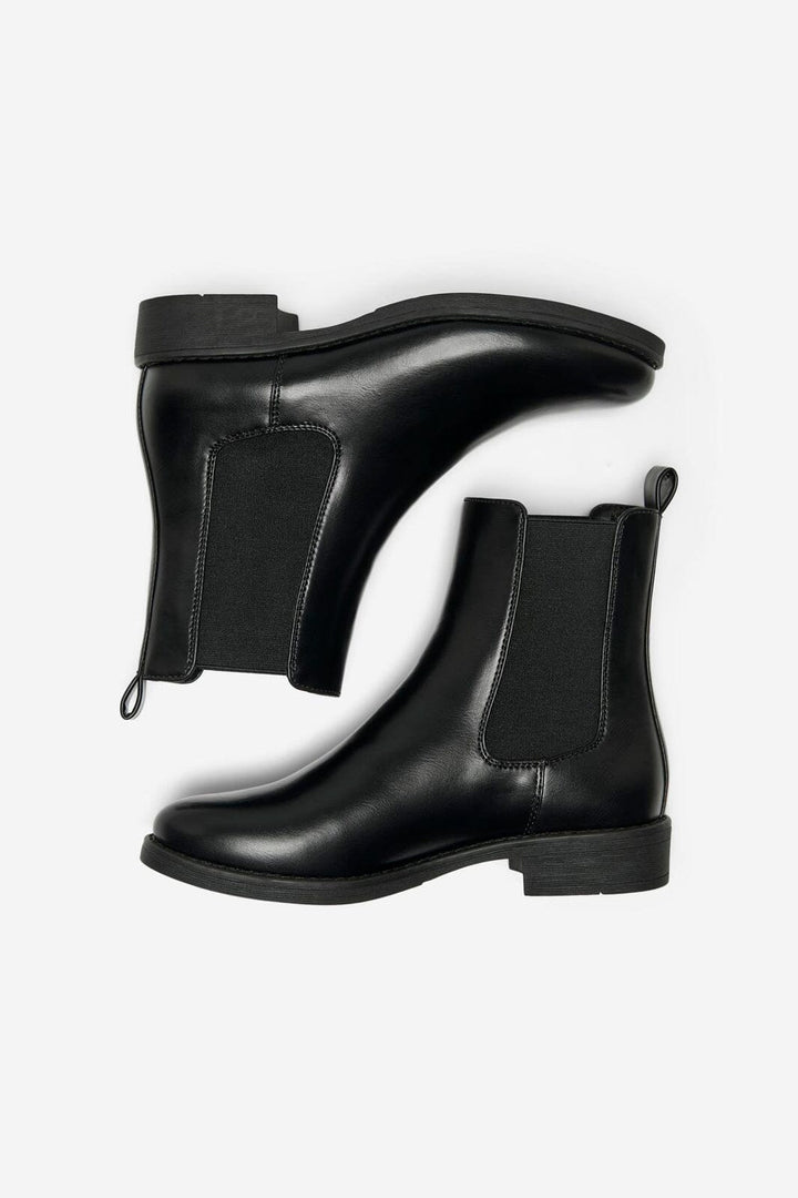 Only Shoes - Onlbibi-21 Pu Basic Boot - 4328260 Black