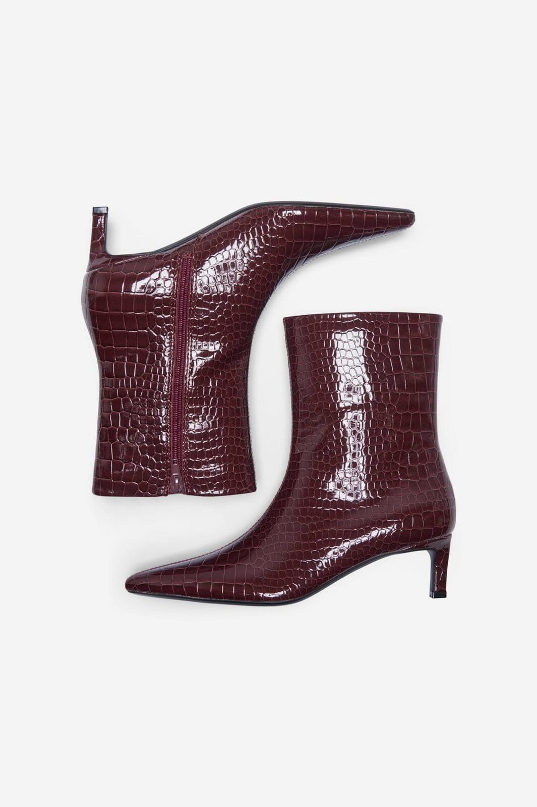 Only Shoes - Onlbrixton-2 Short Boot - 5078770 Fig Patent Croc