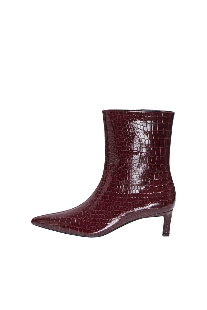 Only Shoes - Onlbrixton-2 Short Boot - 5078770 Fig Patent Croc