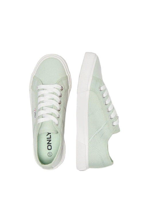 Only Shoes - Onlnicola Canvas Sneaker - 4951346 Green Lily