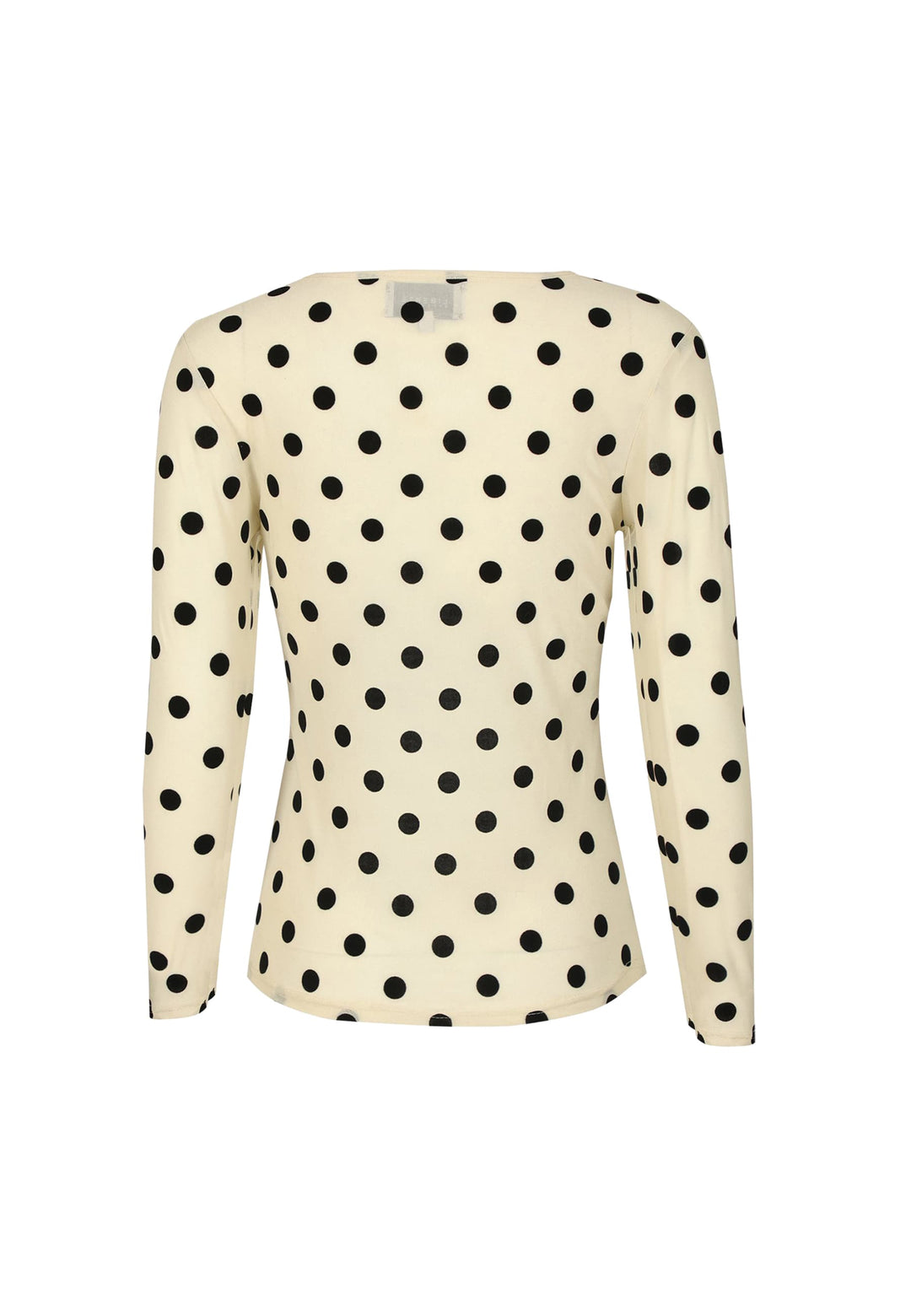 Liberte - Mesh Ls Tshirt, Flock 22081 - Ivory Big Dot