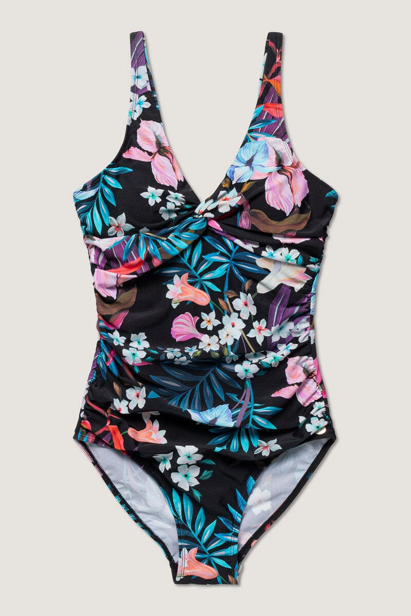 Panos Emporio - Night Jungle Simi Swimsuit Swimsuit Pews2613 - Black