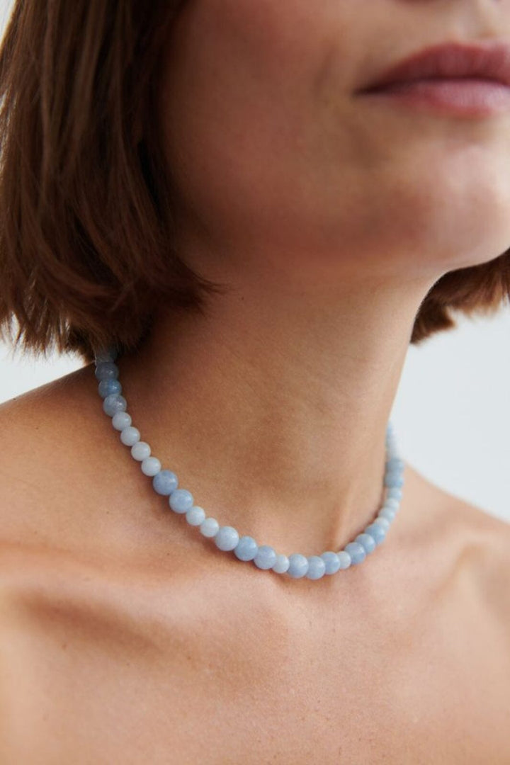 Pernille Corydon - Blue Sky Necklace n-321-gp - Gold Plated