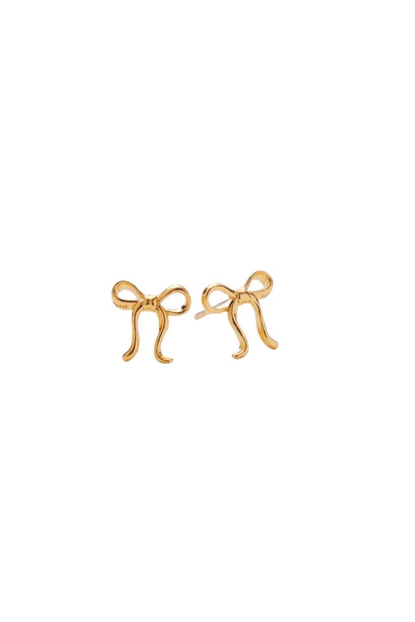 Pernille Corydon - Bow Earsticks e-504-gp - Gold Plated Øreringe 