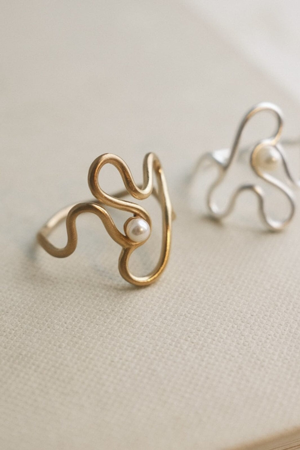 Pernille Corydon Jewellery - Bay Pearl Ring - Silver Ringe 