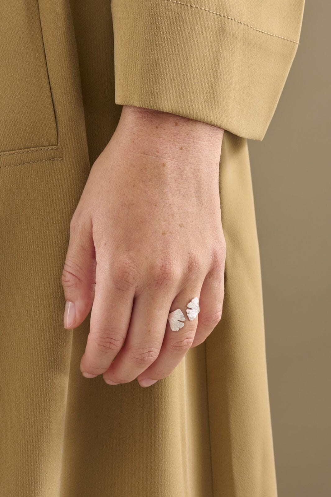Pernille Corydon Jewellery - Biloba Ring - Silver Ringe 