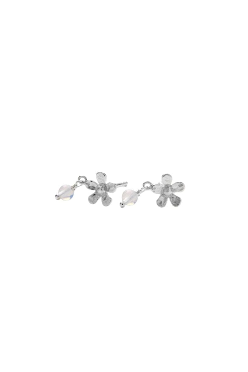 Pernille Corydon - Moonstone Poppy Earsticks e-370-s - Silver Øreringe 