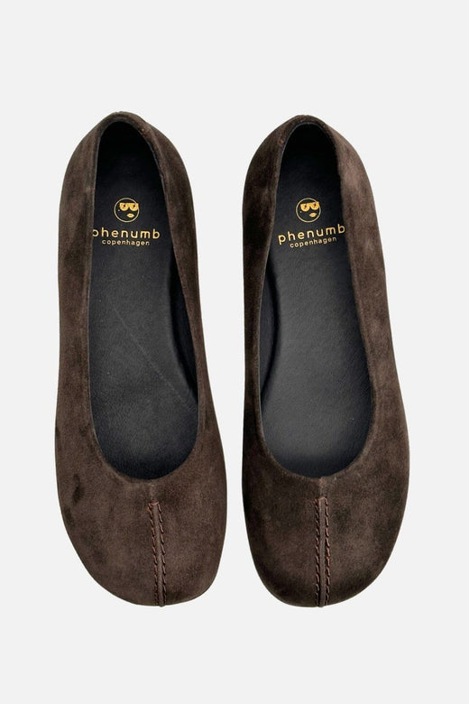 Phenumb Copenhagen - Whisbare S Suede Pb-Wb_s - Brown Dark Ballerinaer 