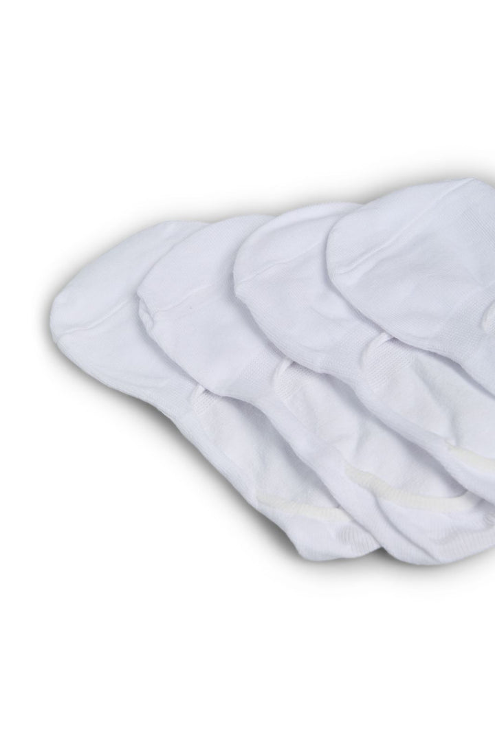 Pieces - Gilly Footies 4-Pack - Bright White