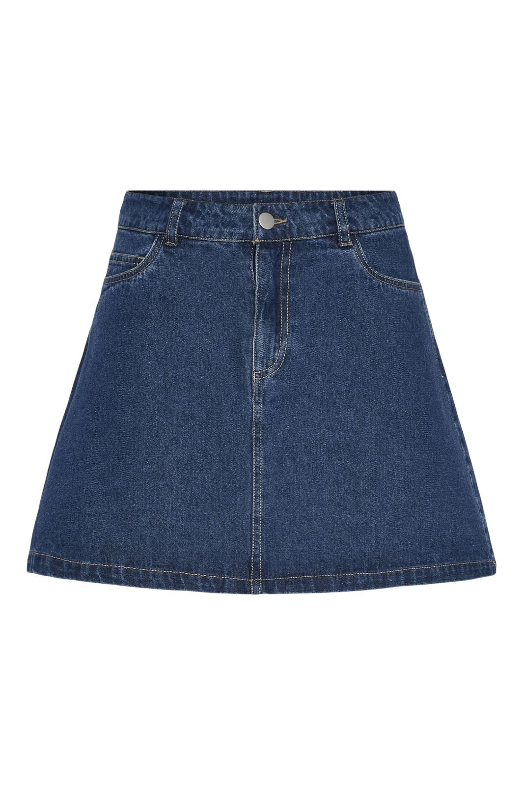 Pieces - Pcabbi A-Shape Skirt - 4642801 Medium Blue Denim