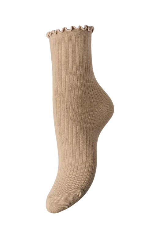 Pieces - Pcafia Socks - 4661792 Crockery Strømper 