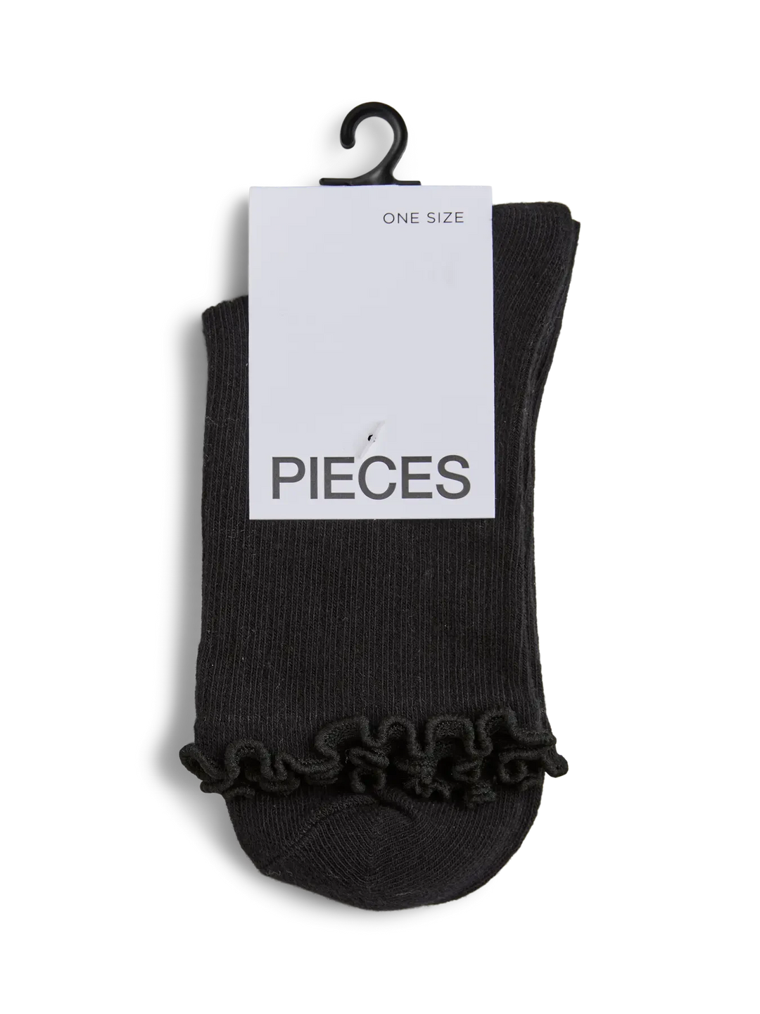 Pieces - Pcafia Socks - 4661794 Black Strømper 