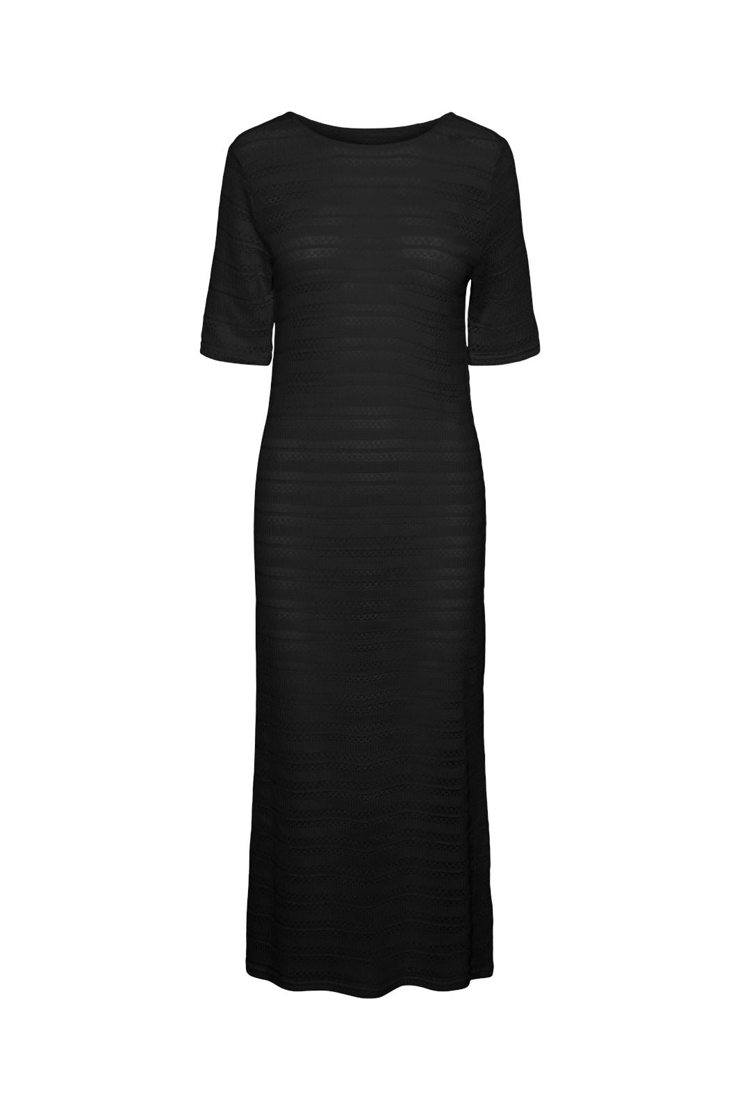 Pieces - Pcagda Ss Dress - 4584004 Black