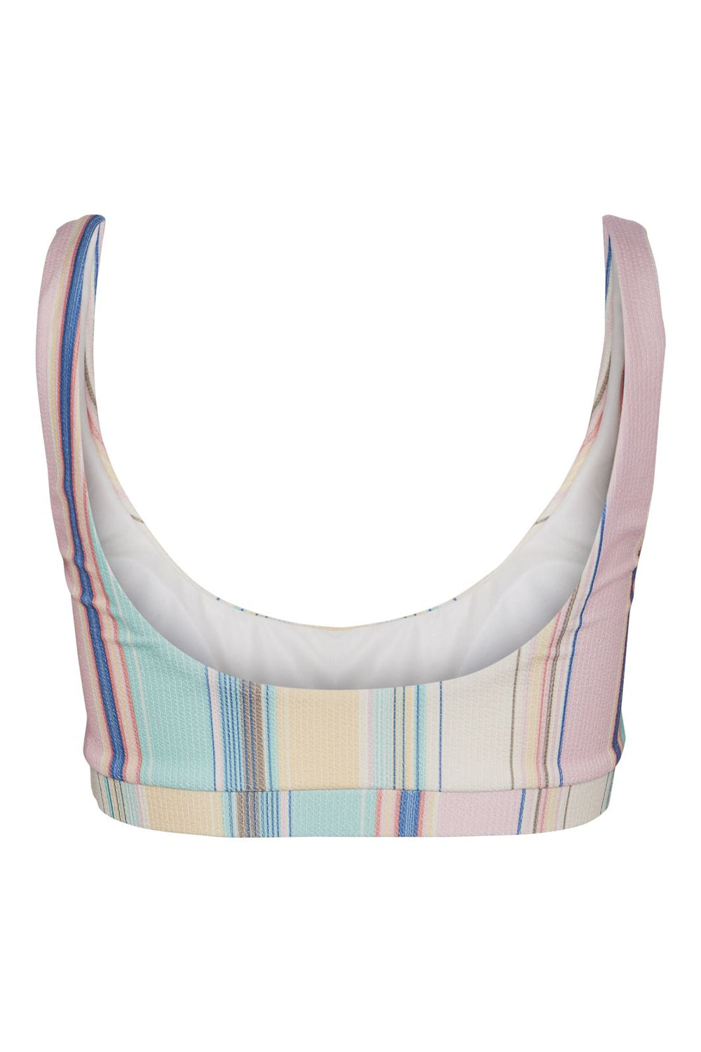 Pieces - Pcaia Bikini Top Sww - 4430897 Eggnog Multi Color Stripe