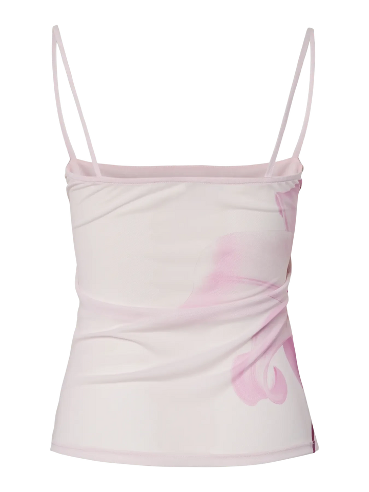 Pieces - Pcalbi Sl Strap Top - 5109239 Roseate Spoonbill Flower Toppe 