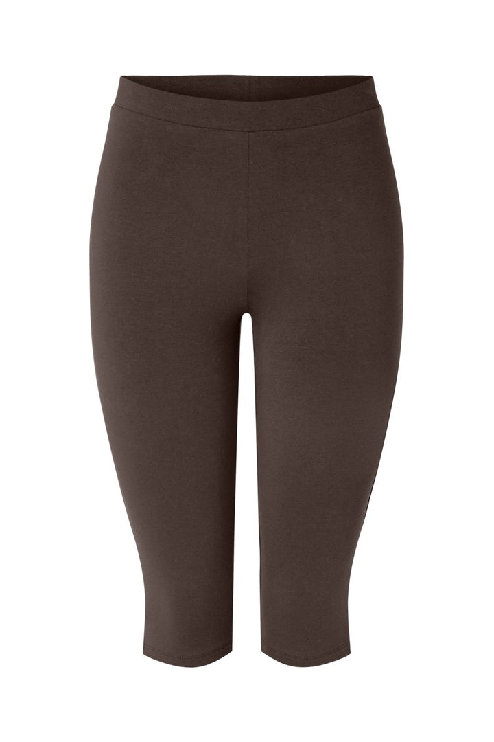 Pieces - Pcalli Capri Leggins Dm - 5260916 Hot Fudge