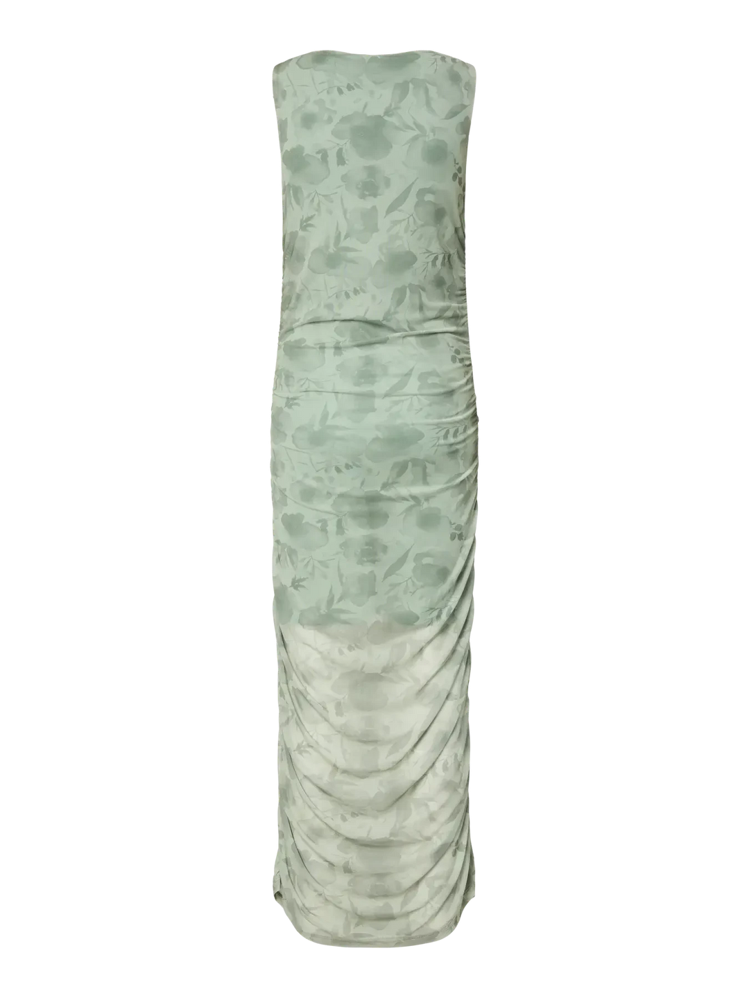 Pieces - Pcally Sl Boatneck Ankle Dress - 5065905 Woodbine Flowers Kjoler 