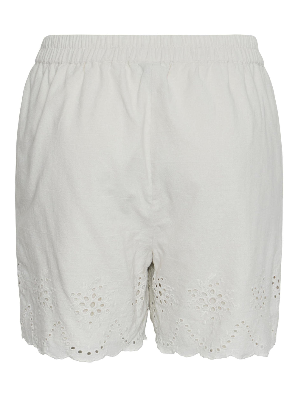 Pieces - Pcalmina Embroidery Shorts - 4486666 Birch Shorts 