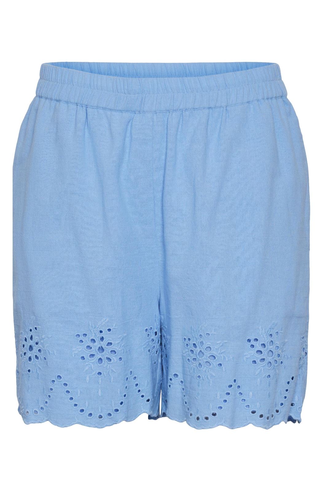 Pieces - Pcalmina Embroidery Shorts - 4486667 Hydrangea Shorts 