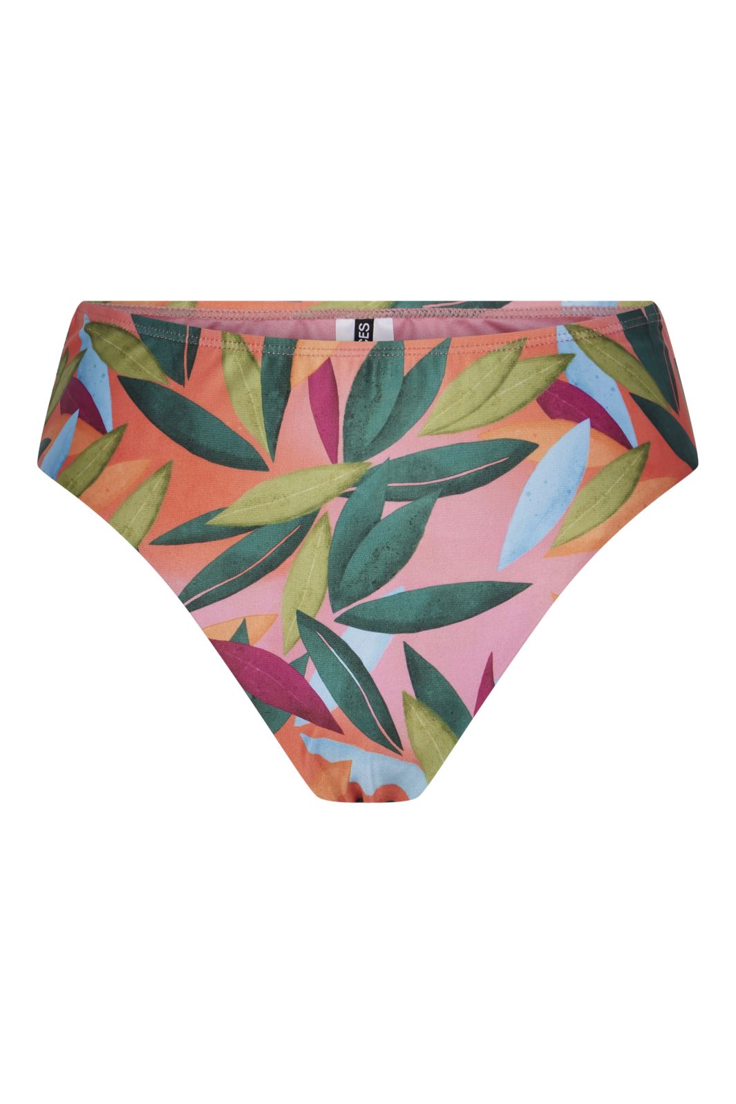 Pieces - Pcamanda Bikini Brazil Sww - 4448905 Blazing Orange Tropical Flower