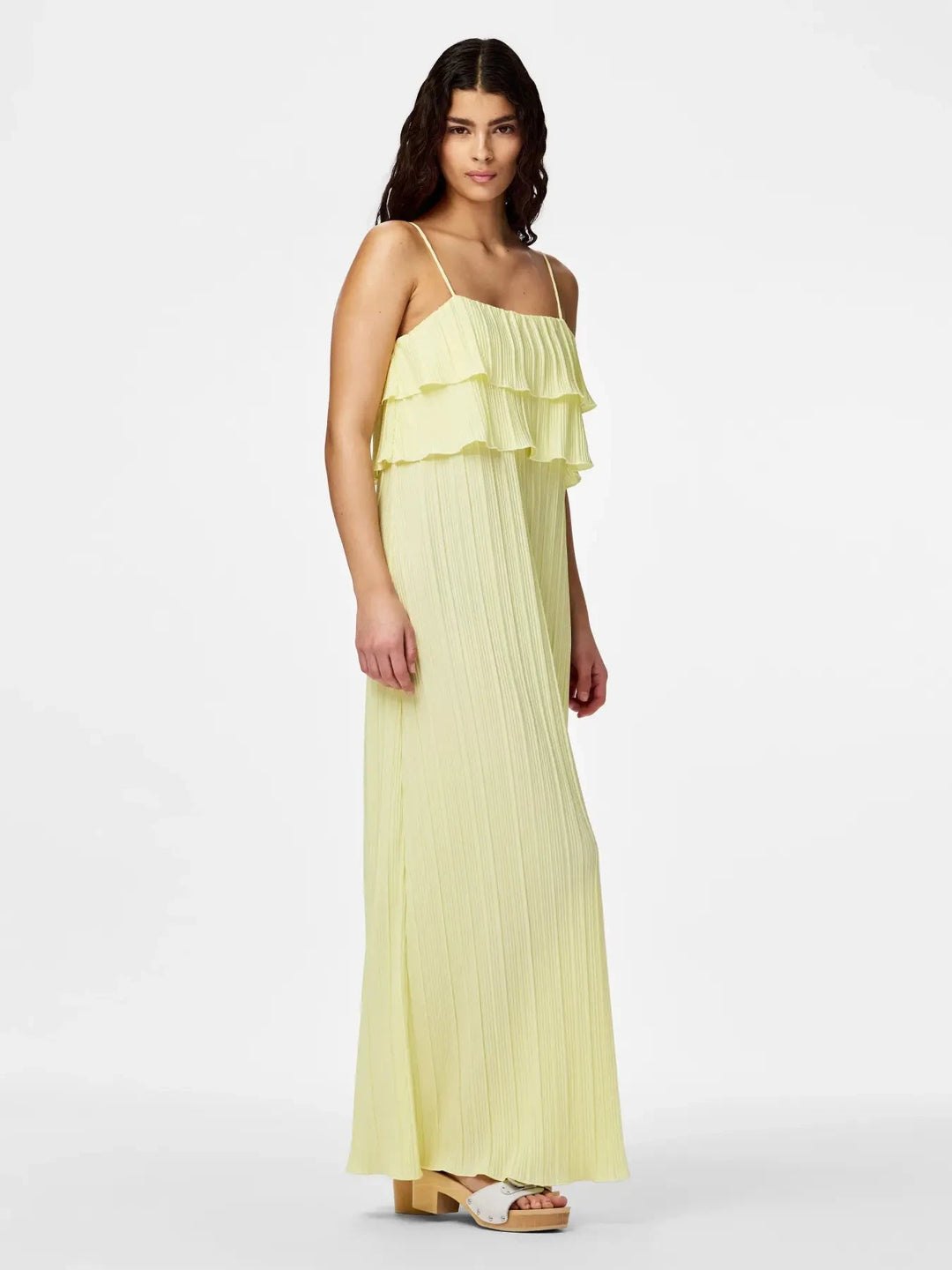 Pieces - Pcamber Sl Ankle Layred Dress Kca - 5048789 French Vanilla Kjoler 