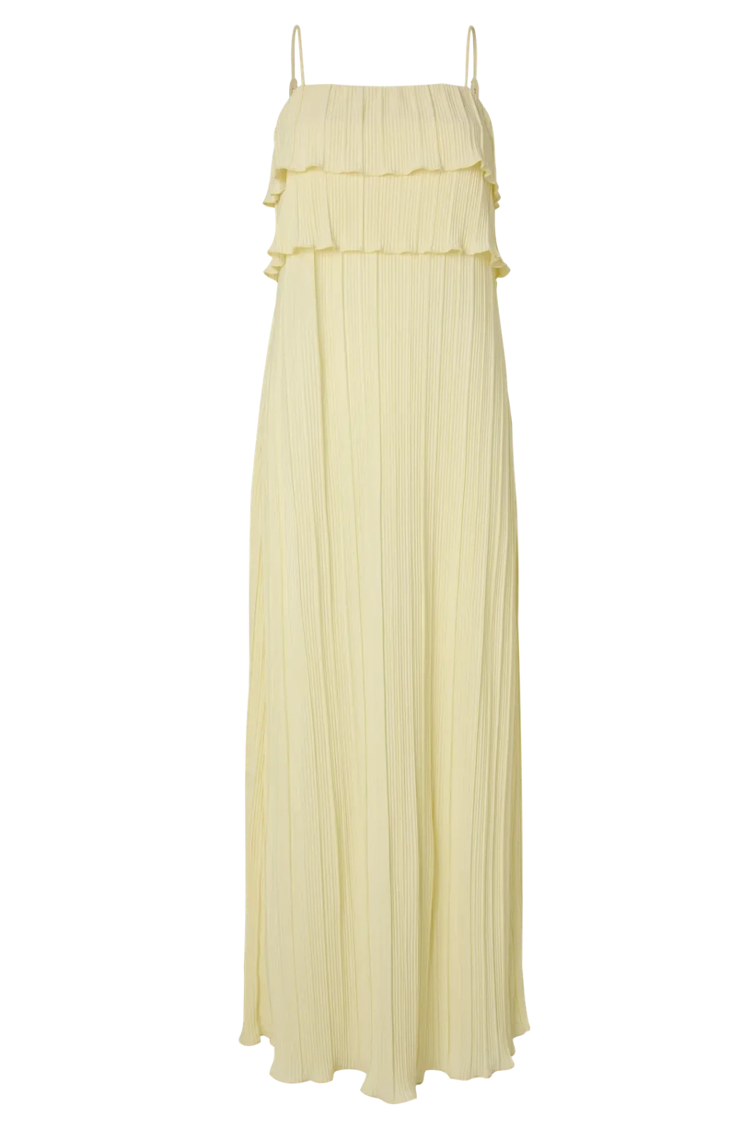 Pieces - Pcamber Sl Ankle Layred Dress Kca - 5048789 French Vanilla Kjoler 