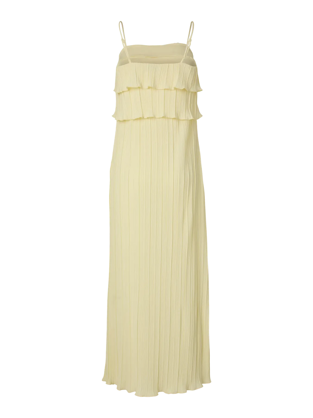 Pieces - Pcamber Sl Ankle Layred Dress Kca - 5048789 French Vanilla Kjoler 