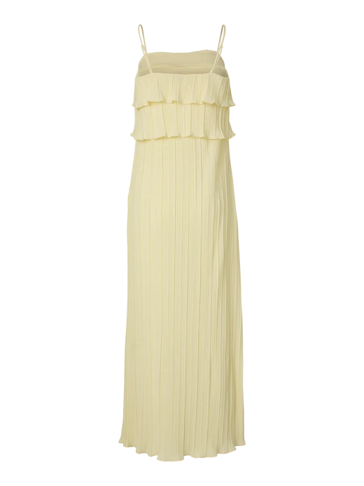 Pieces - Pcamber Sl Ankle Layred Dress Kca - 5048789 French Vanilla Kjoler 