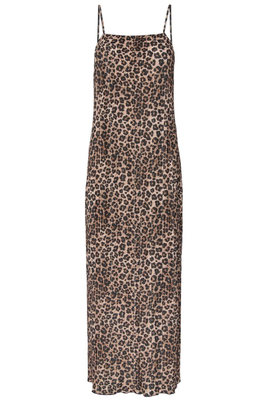 Pieces - Pcamber Sl Maxi Slip Dress Kca - 4883675 Black Leo
