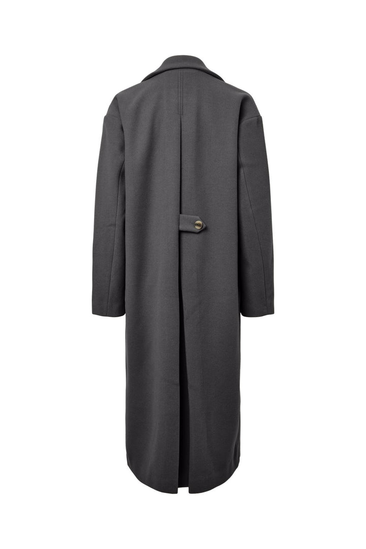 Pieces - Pcamy Long Coat - 5131052 Dark Grey Melange