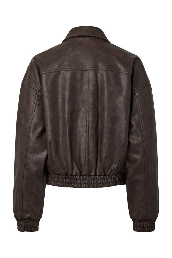 Pieces - Pcariana Bomber Jacket Wb - 5057199 Chicory Coffee
