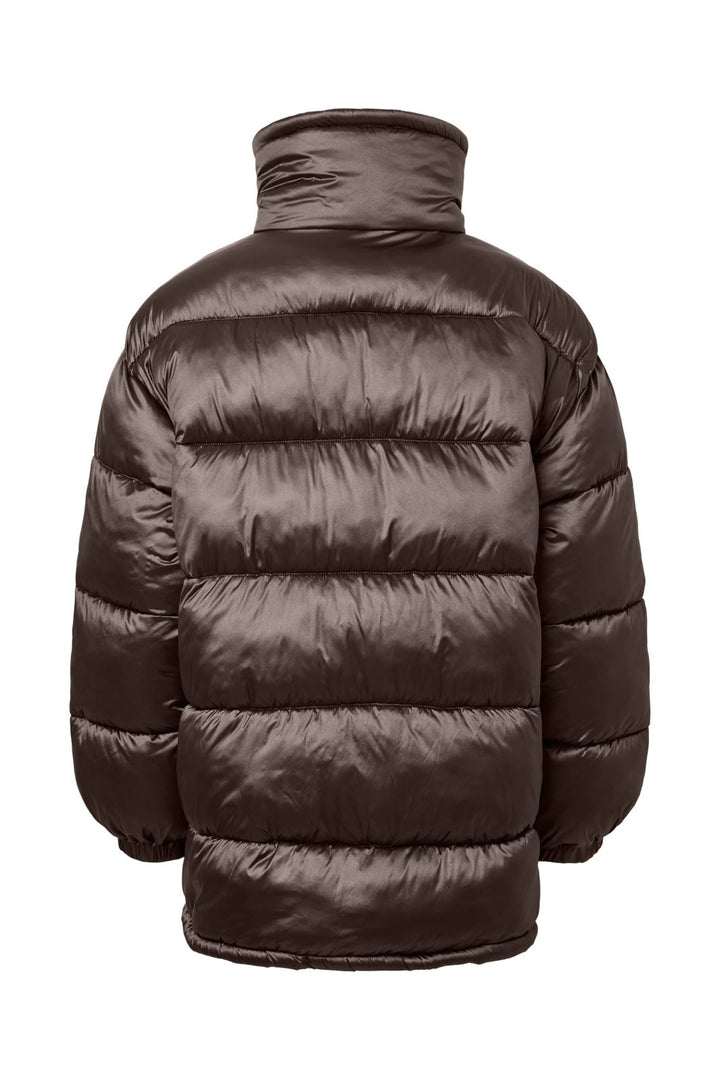 Pieces - Pcashley Puffer Jacket - 5131068 Hot Fudge