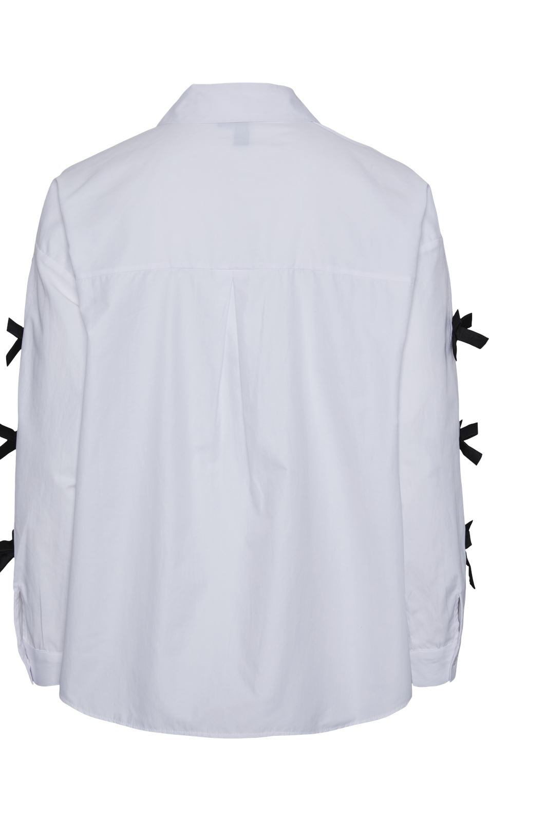 Pieces - Pcbell Ls Shirt Jit - 4661230 Bright White Black Bows