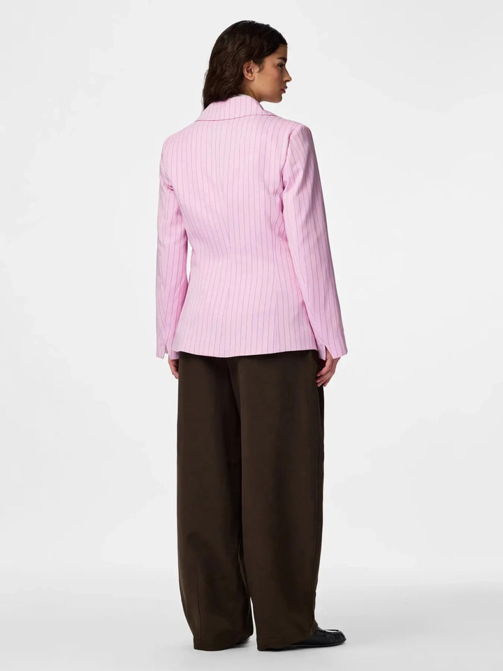 Pieces - Pcbellis Blazer - 4964382 Roseate Spoonbill White Blazere 