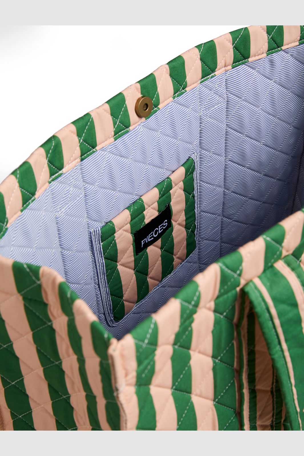 Pieces - Pcbianca Shopper Fc - 4953638 Pale Peach Mint Green