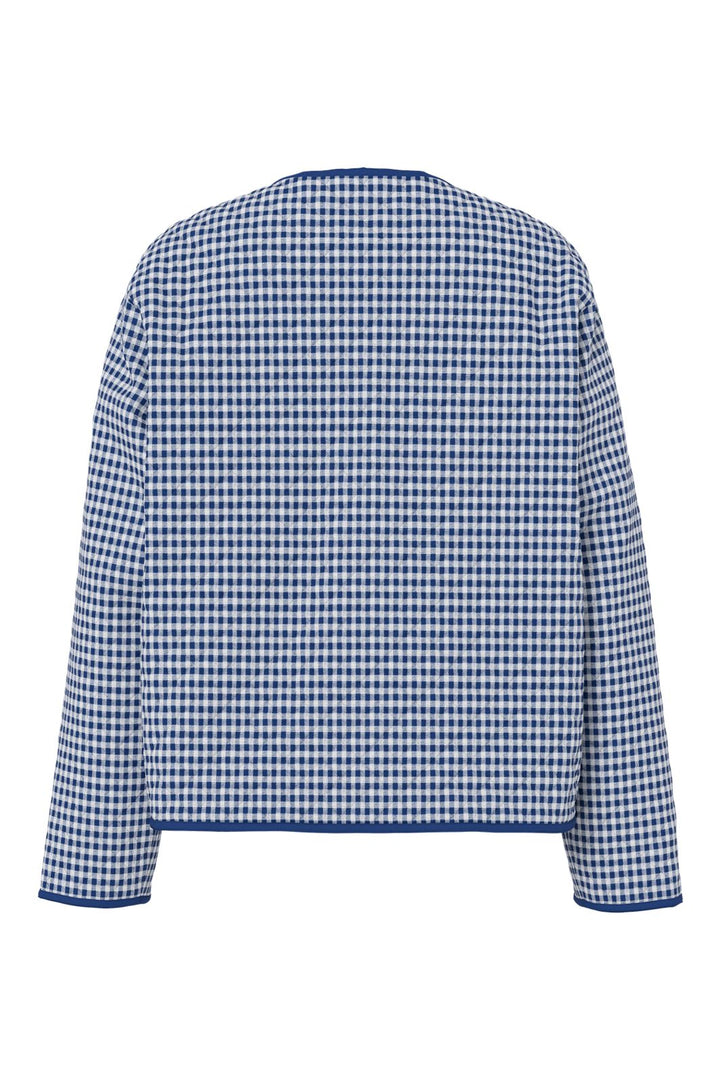 Pieces - Pcbibba Quilt Jacket - 5031875 Navy Peony W. Bows