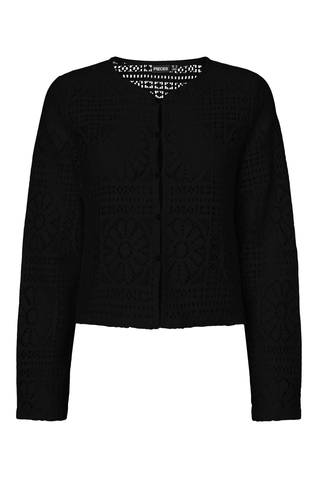 Pieces - Pcbonnie Ls Cardigan - 4938847 Black