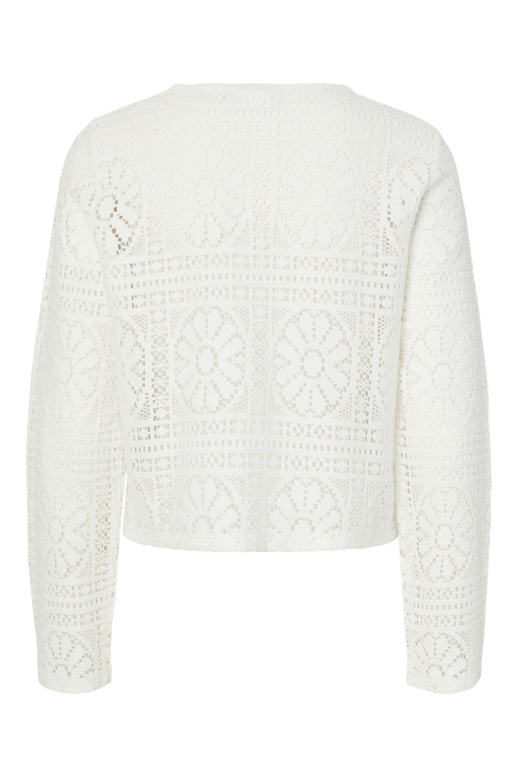 Pieces - Pcbonnie Ls Cardigan - 4938848 Cloud Dancer