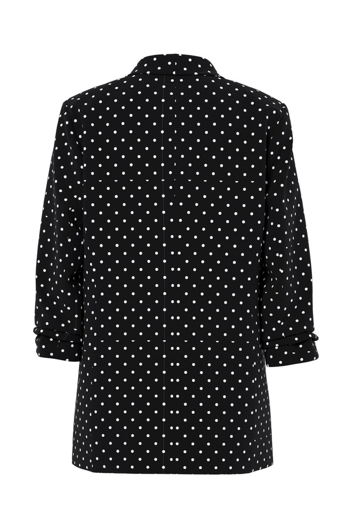 Pieces - Pcbosella 3/4 Printed Blazer - 4881492 Black New Dot