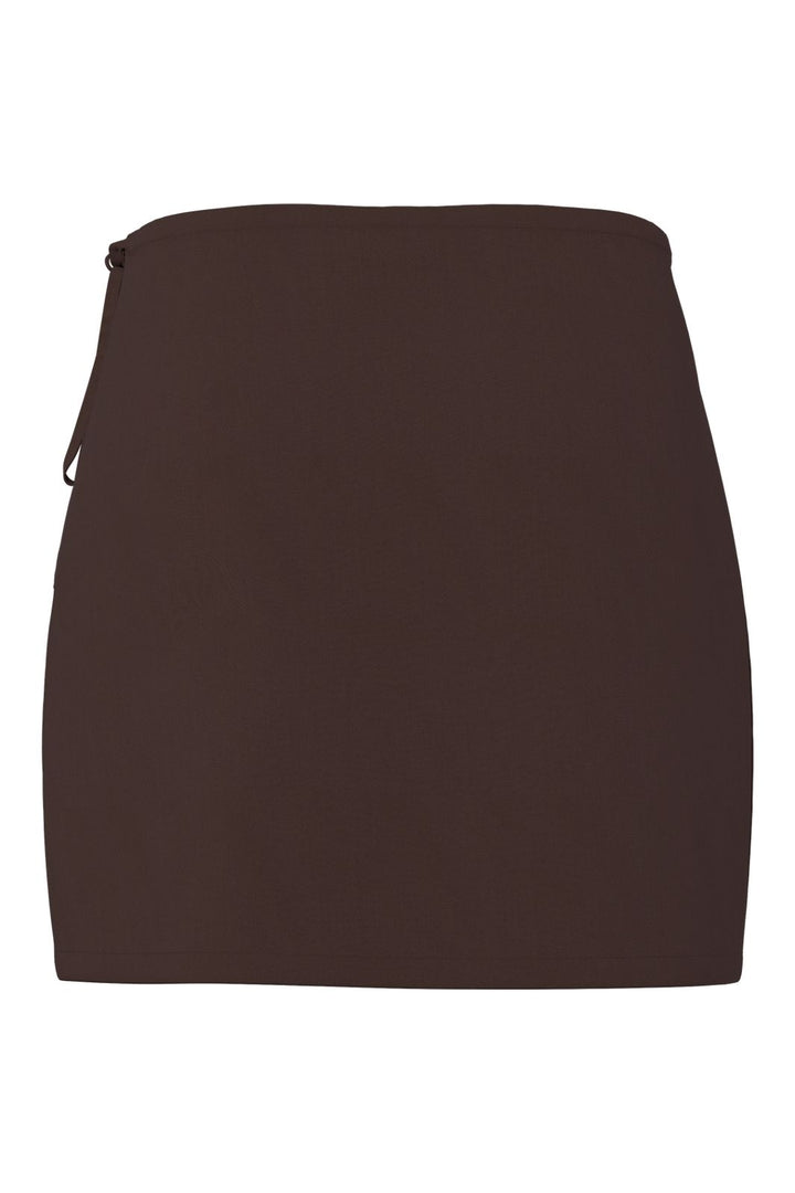 Pieces - Pcbosella Wrap Skirt - 5086154 Hot Fudge