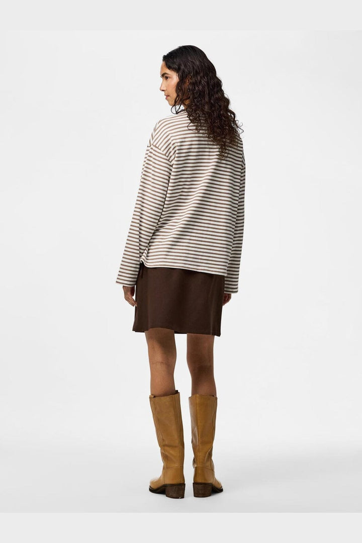 Pieces - Pcbosella Wrap Skirt - 5086154 Hot Fudge