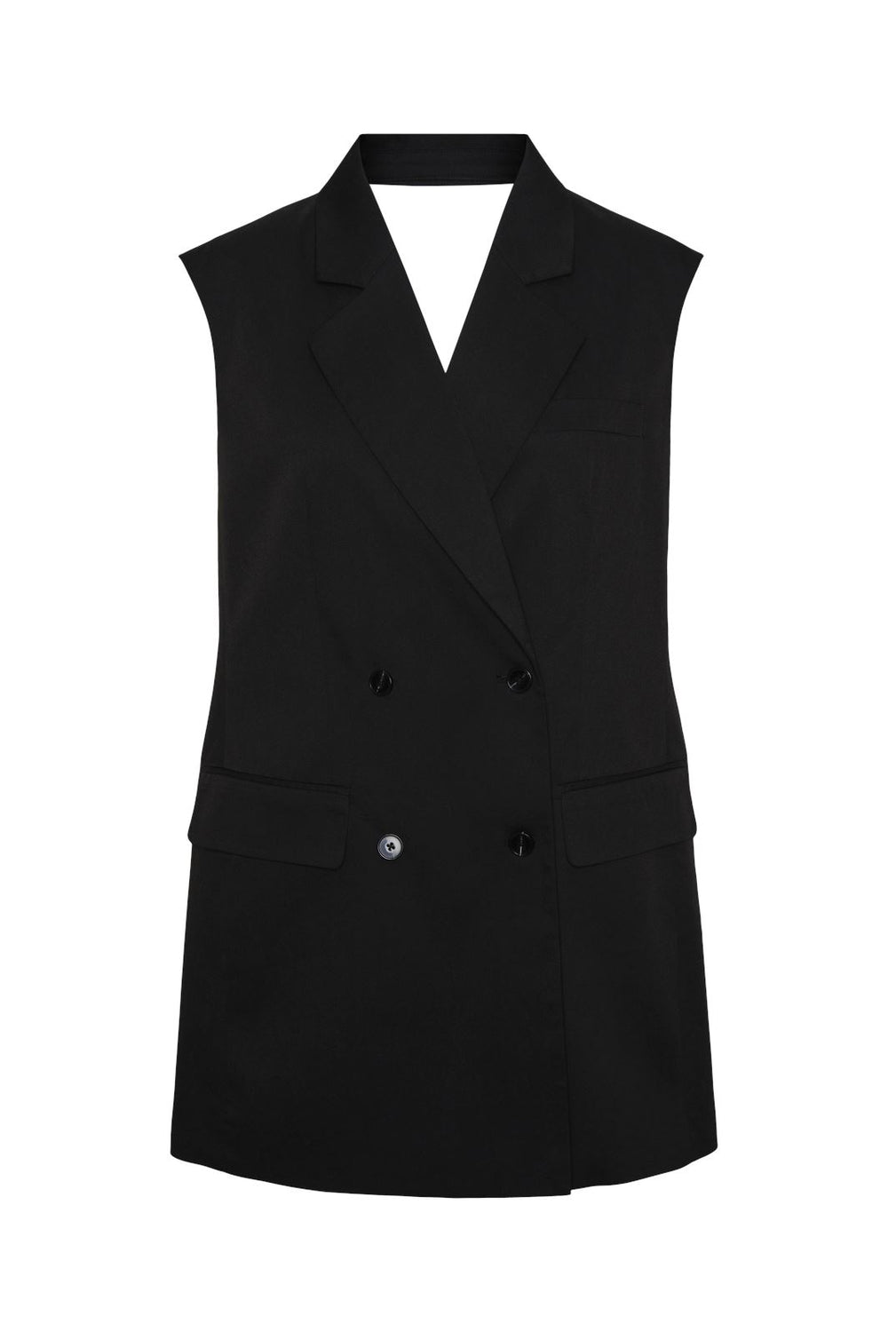 Pieces - Pcbow Sl Tailored Short Dress Jit - 4671056 Black