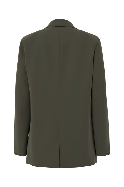 Pieces - Pcbozzy Ls Loose Blazer - 4899446 Forest Night