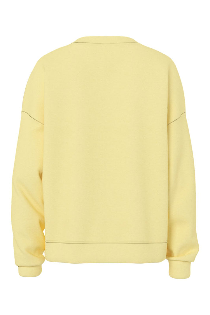 Pieces - Pcchilli Ls Loose Sweat - 4962648 Pale Banana