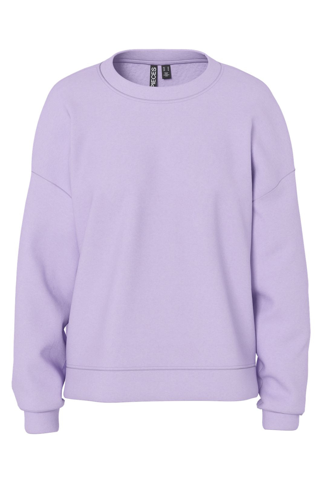 Pieces - Pcchilli Ls Loose Sweat - 5021152 Pastel Lilac