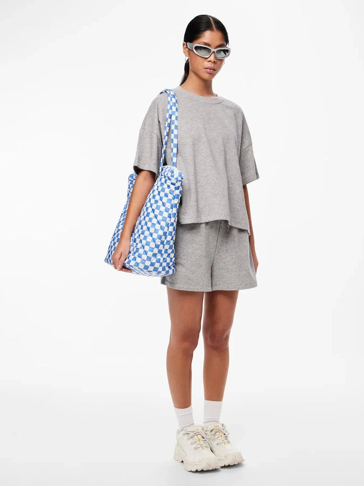 Pieces - Pcchilli Summer Shorts - Light Grey Melange 