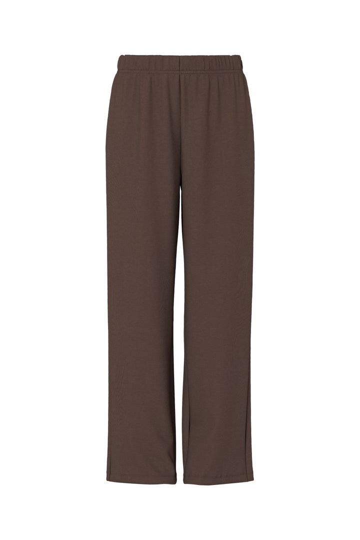 Pieces - Pcchilli Wide Sweat Pants - 4802364 Hot Fudge