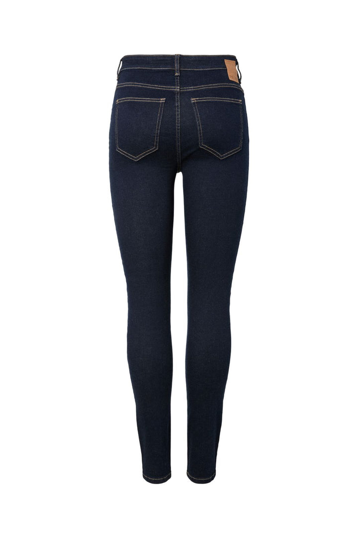 Pieces - Pcdaisy Skinny Jeans - 5039521 Dark Blue Denim Rinse