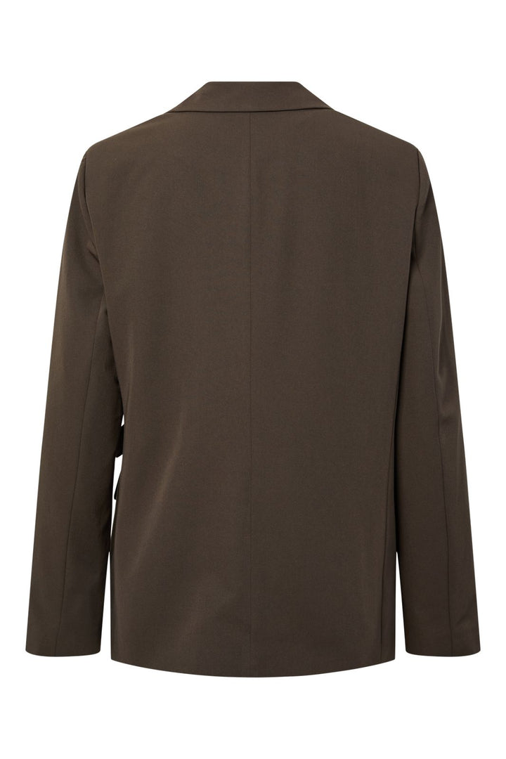 Pieces - Pcemy Blazer W. Tie Detail - 5134697 Turkish Coffee